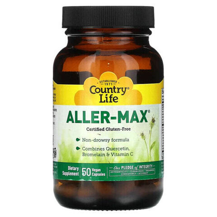 От аллергии Country Life, Aller-Max`` 50 веганских капсул