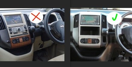 Магнитола для Nissan Serena C25 2005-2010 (вместо 2DIN, рамка черная тип 2) - Teyes CC4L монитор 9" IPS на Android 14, Snapdragon 662, CarPlay, 4G SIM-слот