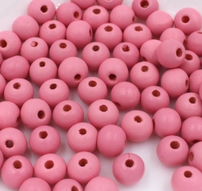 Бусины пришивные дерево, р. 10 мм