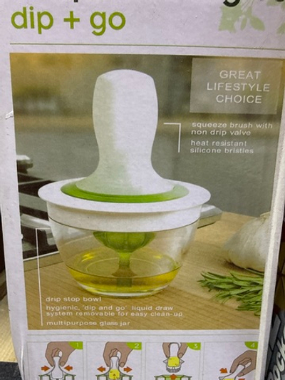 Ёмкость для растительного масла с силиконовой кистью CB S100