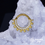 Кликер Passion Crystal PVD Yellow 1.2мм