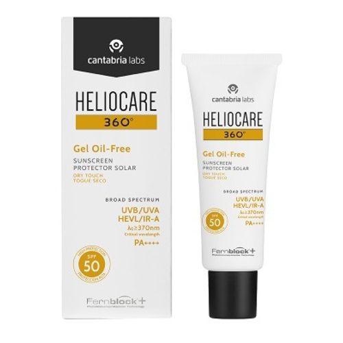 HELIOCARE 360º Gel Oil-Free Dry Touch SPF 50 Sunscreen – Солнцезащитный гель с SPF 50 для нормальной и жирной кожи
