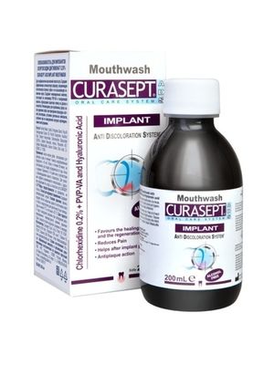 CURASEPT ADS IMPLANT MOUTHWASH Ополаскиватель для имплантов хлоргексидин диглюконат 0,20% , 200 мл