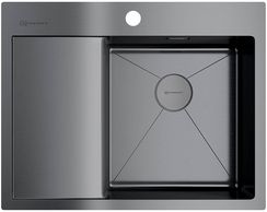 Мойка Akisame 65-GM-R нерж.сталь/вороненая сталь(арт.4973098)