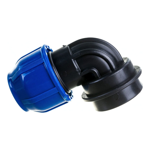 Отвод компрессионный (зажимной) внутренняя резьба ПНД PN16 d25х3/4" РТП