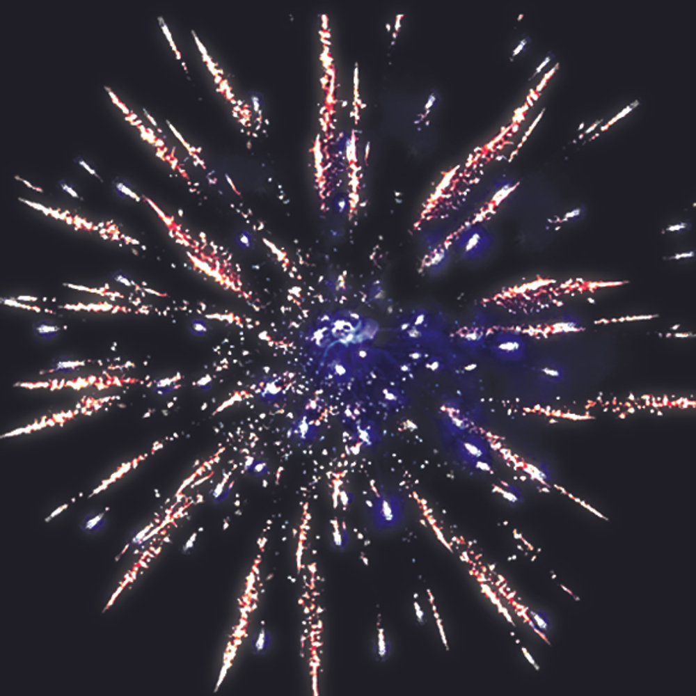 Батарея салютов "Новогоднее настроение" 7 залпов 0,8 дюйма