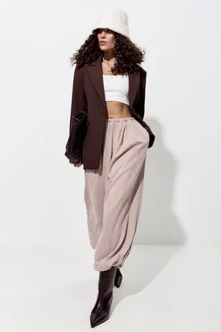 Алладины под замшу цвета какао