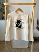 Новый хлопковый лонгслив Zara, 128
