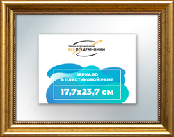 Зеркало настенное в раме 17,7x23,7