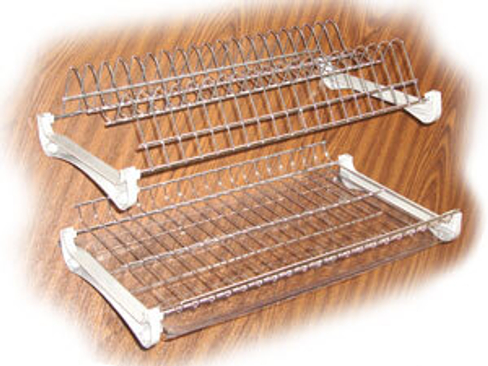 Посудосушитель 400мм хром без рамки