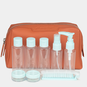 Несессер Trapèze из кожи теленка оранжевого цвета