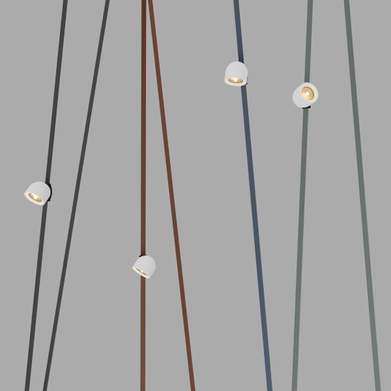 Трековый светодиодный светильник Denkirs Belty Spot DK5541-WH+BK