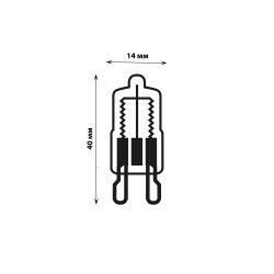JCD-FR-60-G9 Лампа галогенная Картонная коробка
