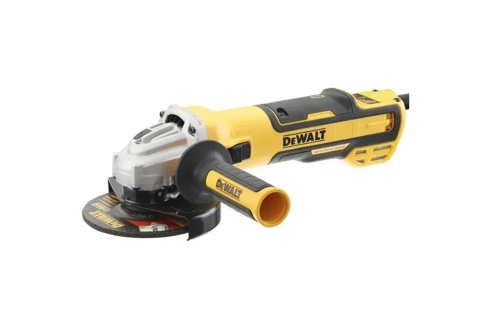 Угловая шлифмашина с регулировкой оборотов, бесщёточная, DEWALT DWE4357, 125 мм, 1700 Вт