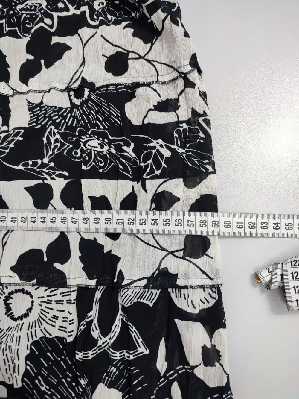 Юбка Gelco черно-белая 48 размер