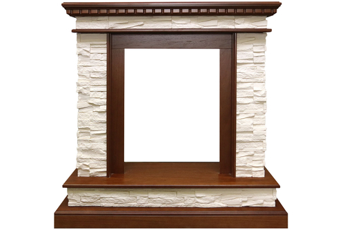 Портал Royal Flame Calgary - Дуб / Сланец бежевый