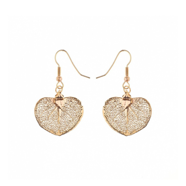 Серьги Ester Bijoux Денежный Лист LF93C-RG BR