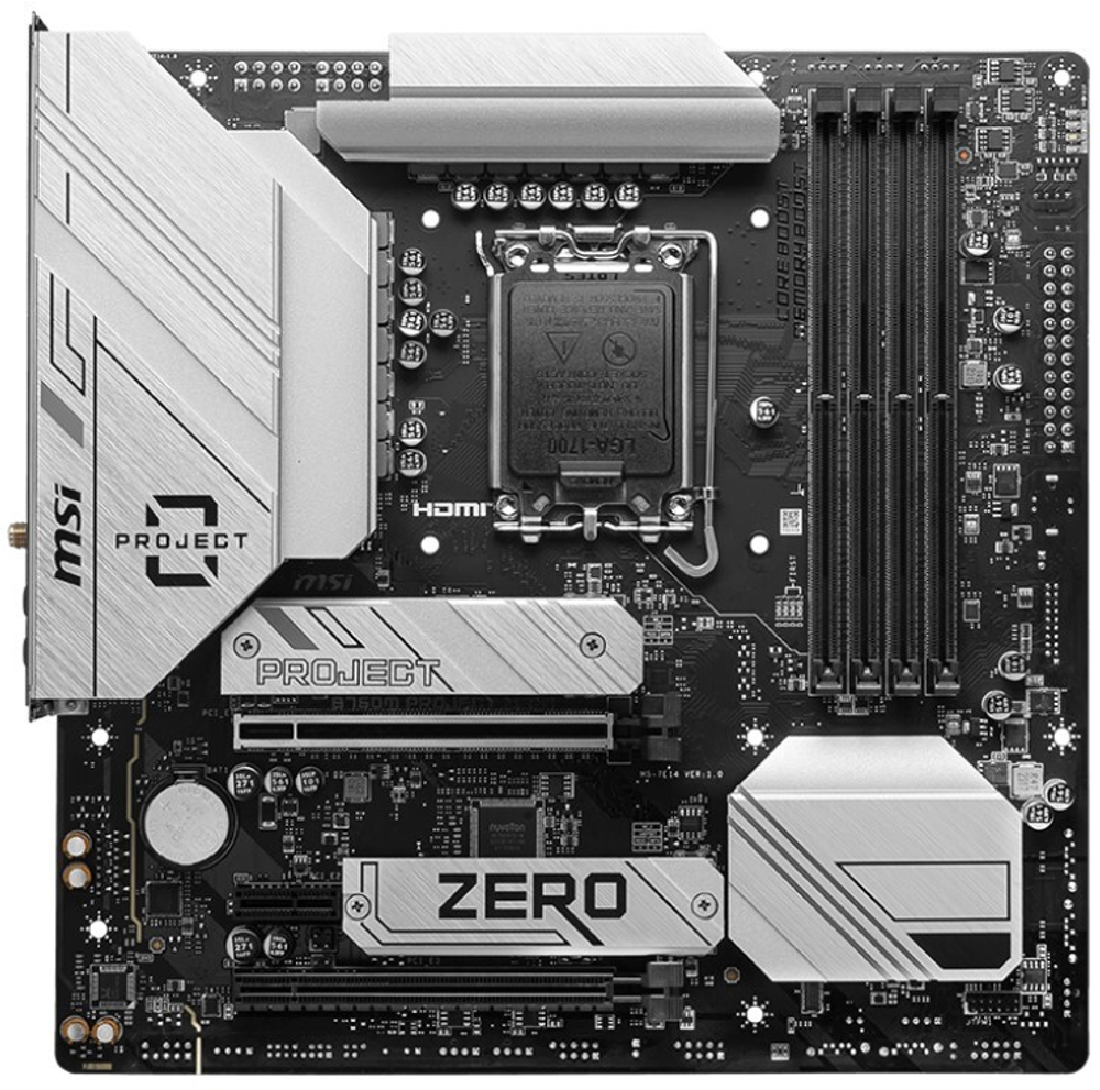 Материнская плата mATX MSI B760M PROJECT ZERO