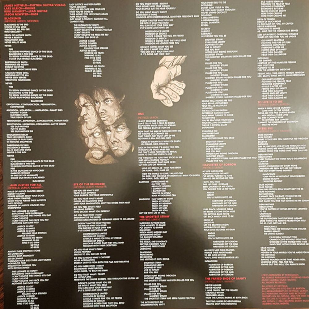 Metallica. ...And Justice For All (2 LP) Металлика