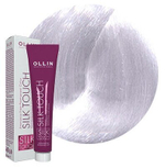 OLLIN SILK TOUCH 10/8 светлый блондин жемчужный 60мл Безаммиачный стойкий краситель для волос