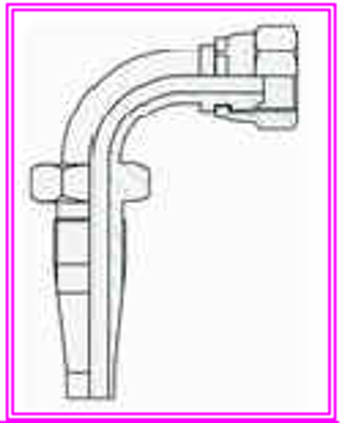 Фитинг DN 10 BSP (Г) 3/8" (90) многоразовый