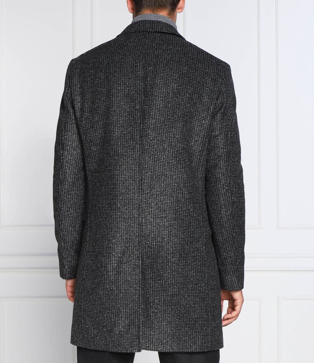 пальто h-hyde-j-bib-pad-224 BOSS BLACK - графитовый(50479570)