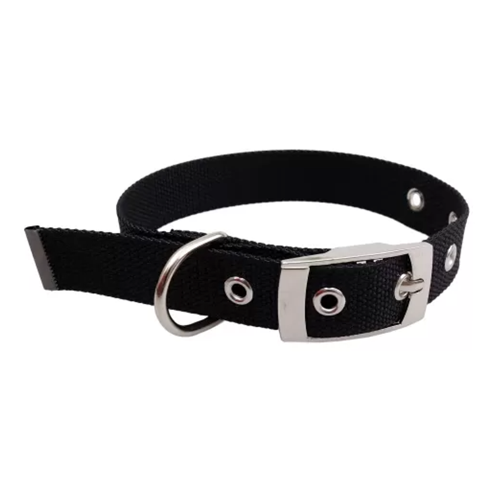 Ошейник нейлон m 20" 26-40 см rich breed ок-51 черный