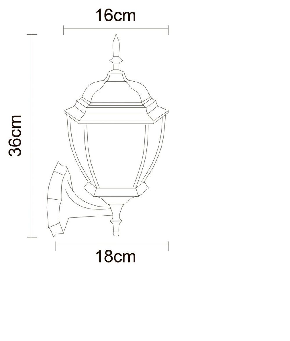 Уличный настенный светильник Arte Lamp