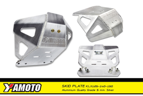 Yamoto Skid Plate for Kawasaki KLX125-140-150. Aluminium. V1.5