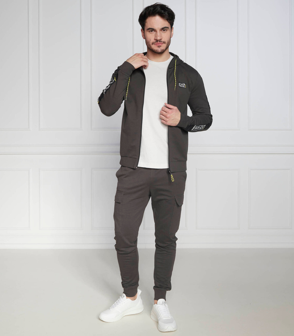 Худи EA7 - графитовый(3RPM09 PJ05Z)