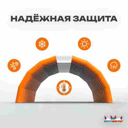 Пневмокаркасный ангар «Мастер» 5×4×2,9 м —  из ПВХ для ремонта и хранения техники