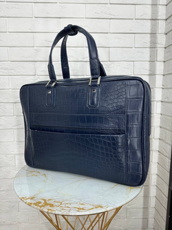 Портфель Zilli из кожи крокодила