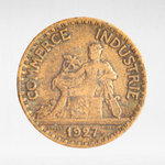 France, 50 Centimes 1927 - Chambers of Commerce, VF