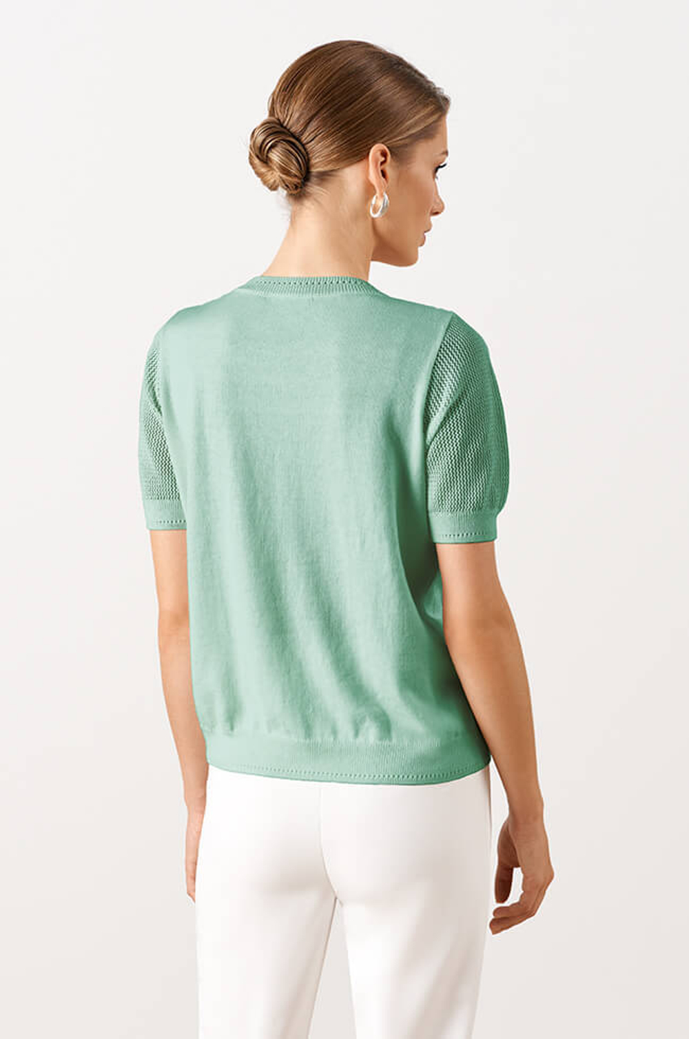 23003 Джемпер женский (светло-зеленый)