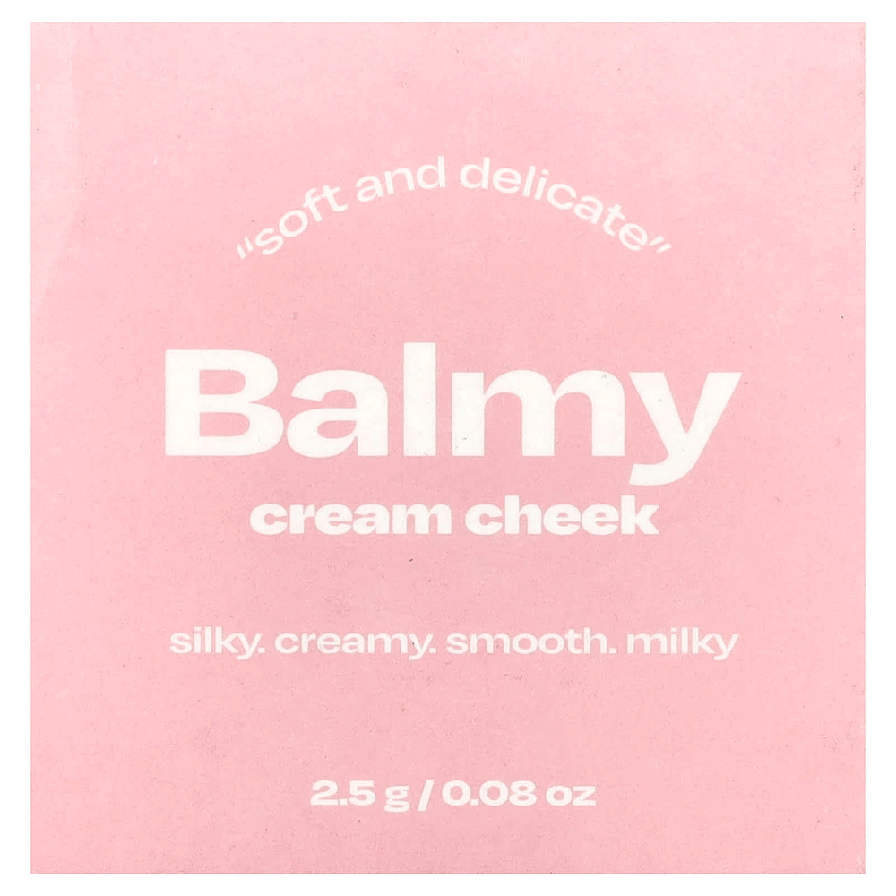 alternativestereo, Balmy Cream Cheek, бальзамический крем для щек, № 1, роза, 2,5 г (0,08 унции)