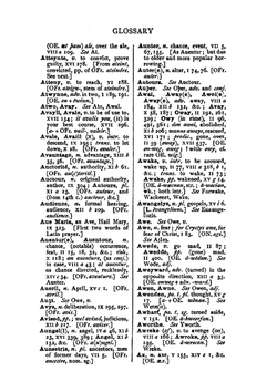 A middle English vocabulary. Designed for use with Sisam's Fourteenth century verse and prose | J. R. R. Tolkien