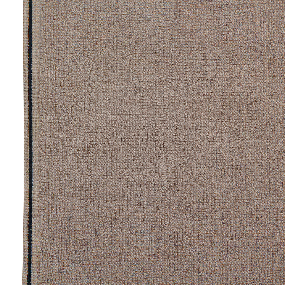 Элитное полотенце Qashmare Contrast коричневое от Hamam Турция