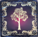 Платок Викканское дерево Могущество природы