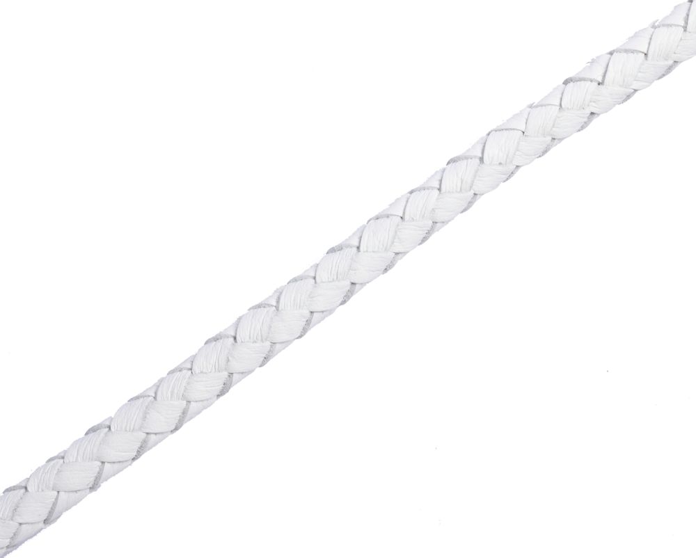 Шнурок плетеный белый Ø 4.0 мм, дл. 40 см
