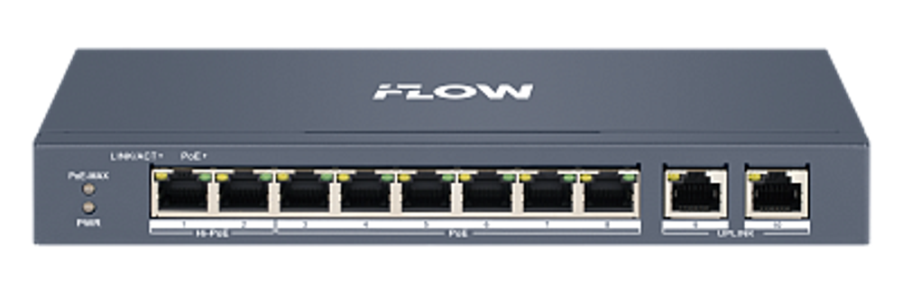 Коммутатор IFLOW F-SW-EM410HPOE-VM