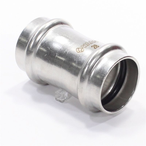 Переходник 28-28, WAAG Heavy Inox, пресс-фланец
