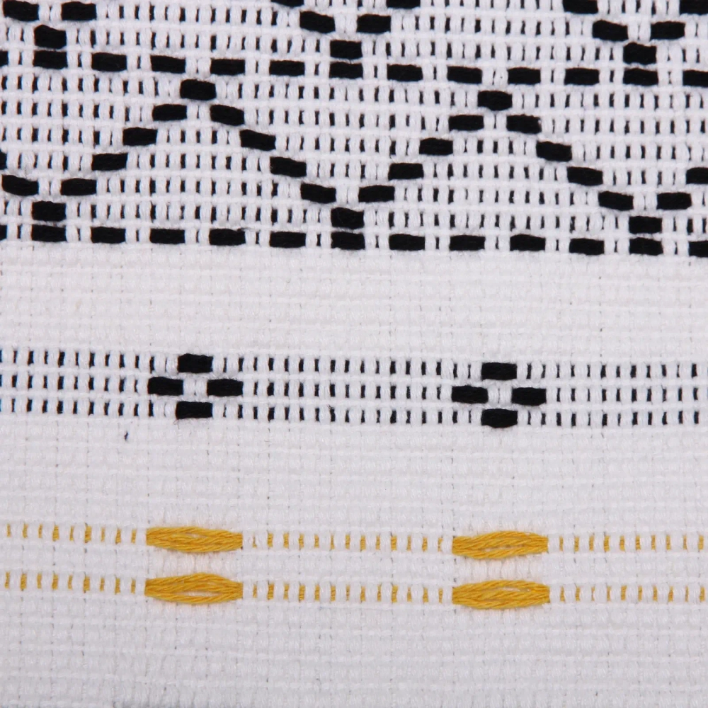 Чехол для декоративной подушки «CARNE», 43*43 см, цвет бело-чёрный