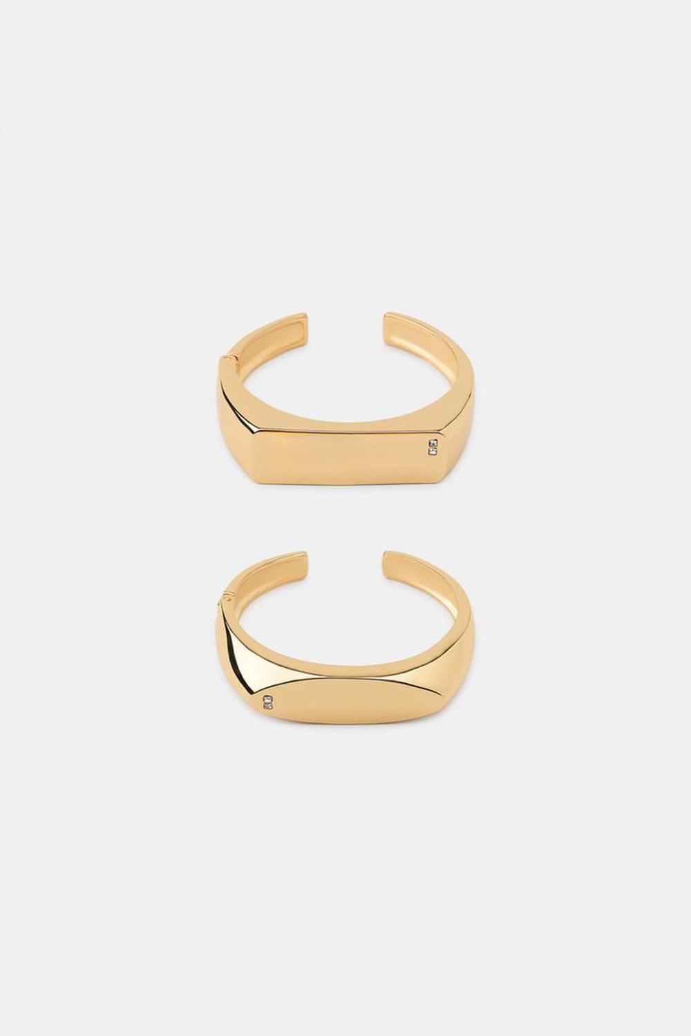 ZARA НАБОР БРАСЛЕТОВ С МИНИ-ЮВЕЛИРНЫМИ УКРАШЕНИЯМИ, ЗОЛОТИСТЫЙ