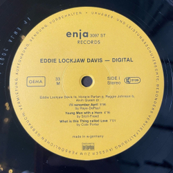 Винтажная виниловая пластинка LP Eddie Lockjaw Davis Jaw's Blues (Germany 1981)