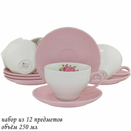 Lenardi 109-102 Чайный набор 12пр. 250 мл в под.уп.(х6)Фарфор