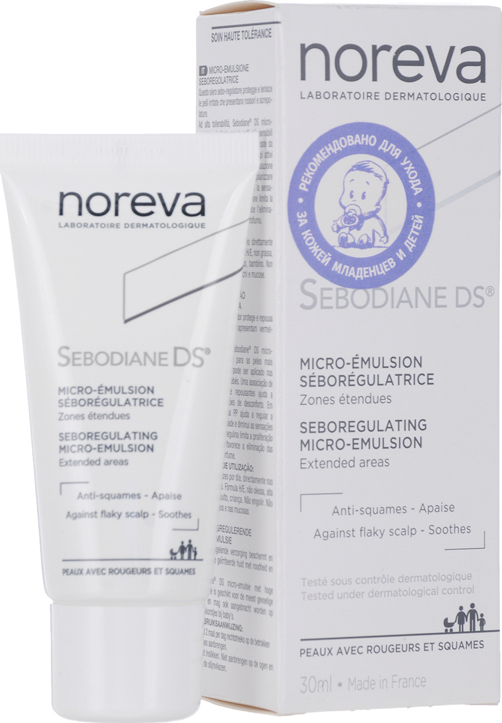 Норева Себодиан DS Микроэмульсия Noreva DS SEBUM-REGULATING MICRO-EMULSION 30 мл