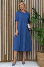 Платье Воздушный поцелуй (джинс) П13491-18М LT Collection (Акция)