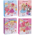 Пакет подарочный «Мир принцесс» 26*32*10 см, микс