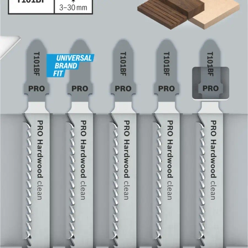 Лобзиковая пилка PRO Hardwood clean T101BF BIM BOSCH 2608634234