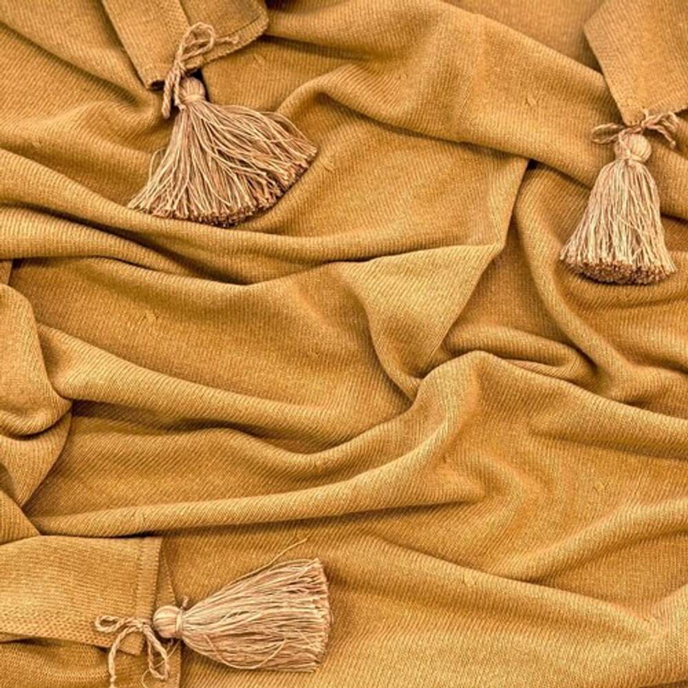 Плед-палантин GRACE Rene Real ароматная корица 110x170 см